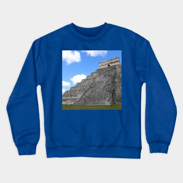 Chichén Itzá - Temple of Kukulkan Crewneck Sweatshirt by Christine aka stine1